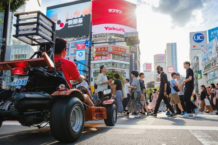 Tokyo Go-Kart Experience Shibuya og Tokyo Tower (IDP påkrævet)