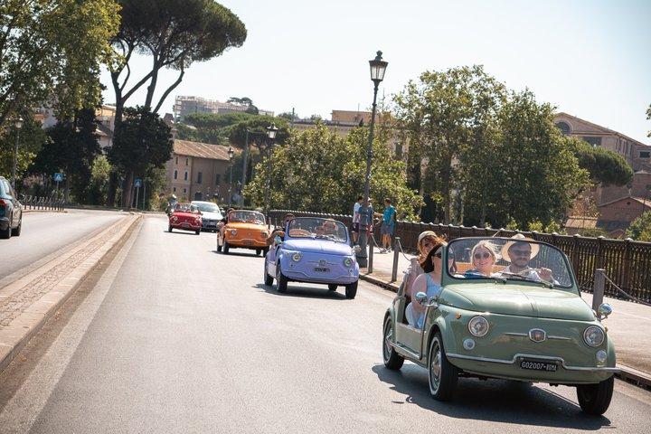 Convertible Fiat 500 Tour in Rome with Professional Photos