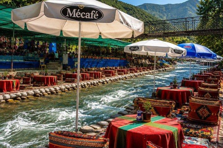 Marrakech: Ourika Waterfalls, Atlas Mountains, and River Lunch