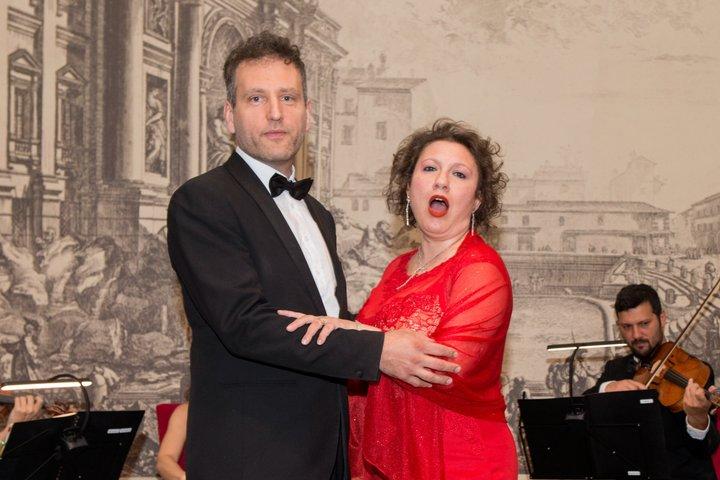 Stora operan Arias Konsert på Palazzo della Cancelleria