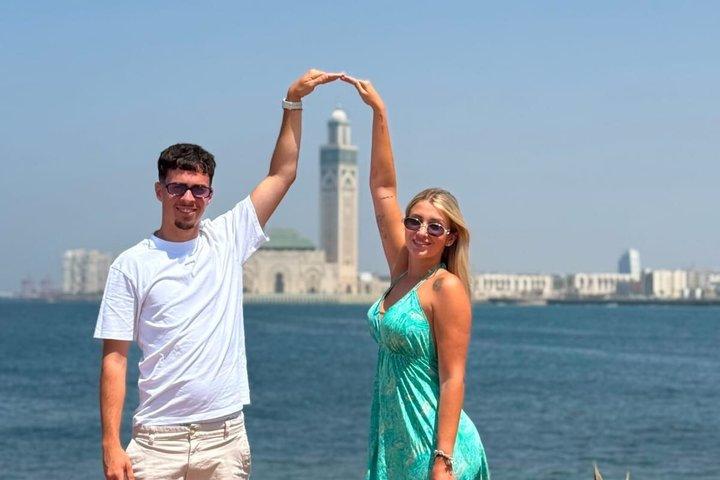 Casablanca Tour au départ de Marrakech : Mosquée Hassan II et visite de la ville