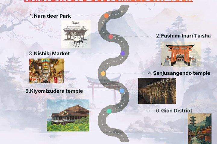 Kyoto Customized Private Tour with English speaking Guide