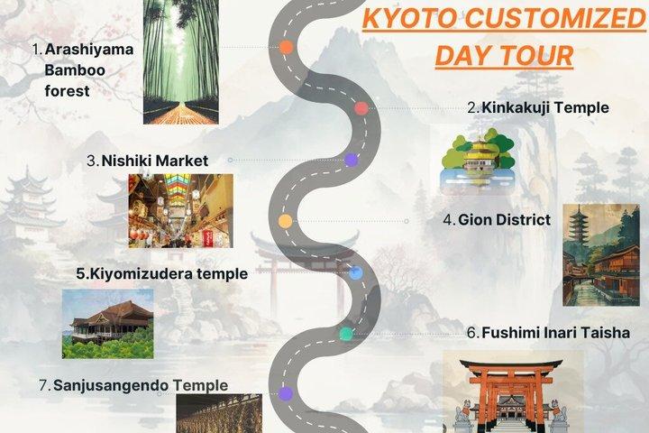 Kyoto Customized Private Tour with English speaking Guide