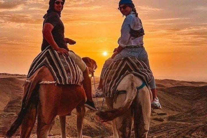 From Marrakech: Agafay Sunset, Camel Ride & Dinner