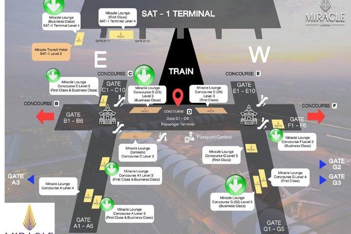 バンコク;スワンナプーム空港のミラクルトランジットデイルーム