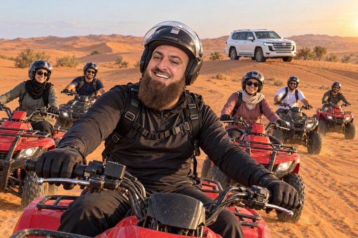 Avventura in ATV Quad Bike nel deserto di Dubai con ritiro e riconsegna in hotel